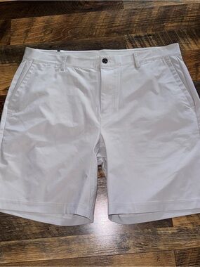 Rhoback Men's Flat-Front Shorts in White